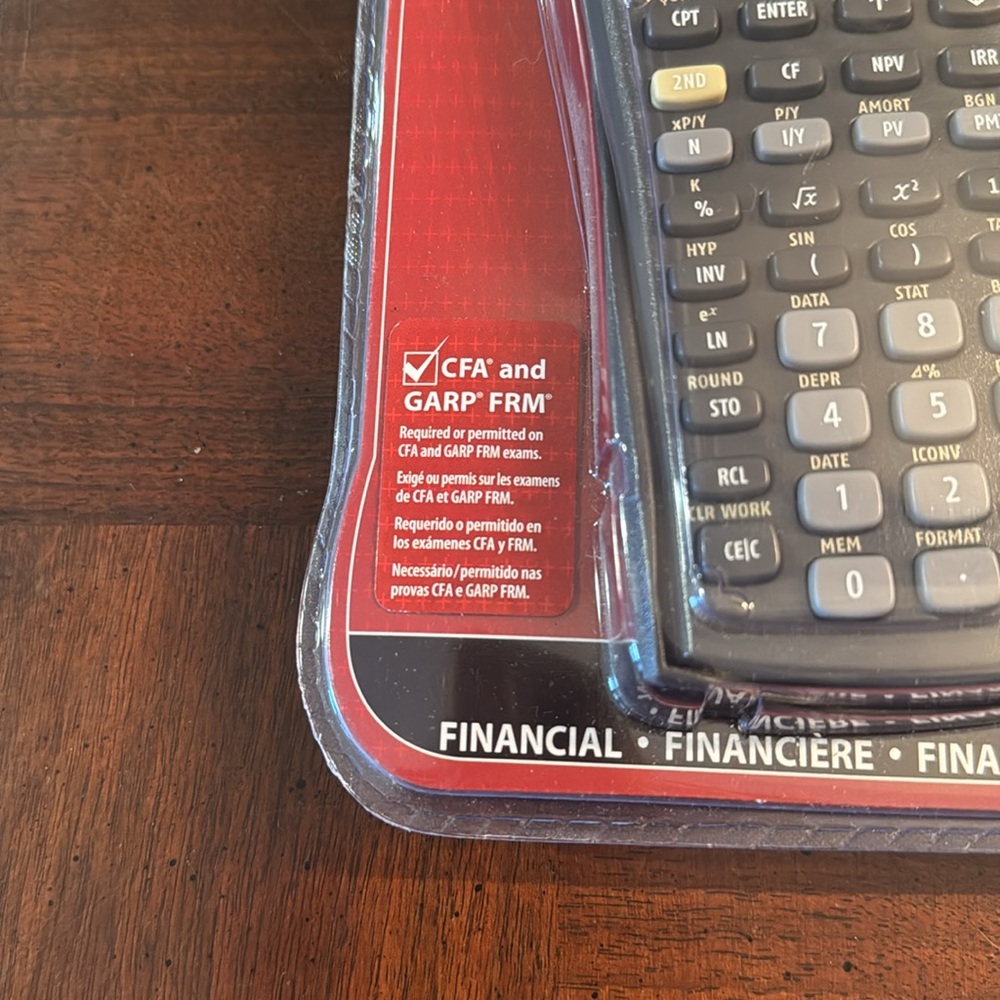 Texas Instruments BA II Plus Financial Calculator, Black Brand Math School - Picture 4 of 5